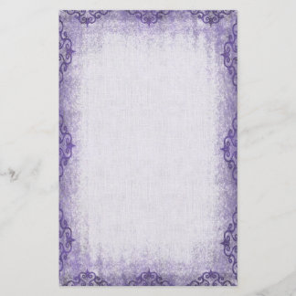 Papeterie Bordure Vintage pourpre
