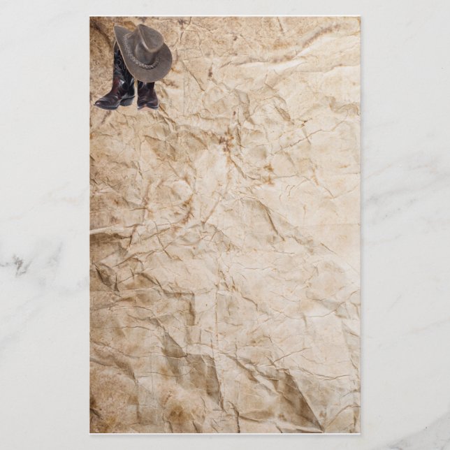 Papeterie Bottes et Casquette de cowboy (Devant)