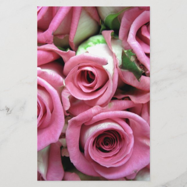 Papeterie Boucles roses (Devant)