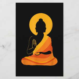 Papeterie Bouddha YingYang Zen Yoga, Détendez-vous, Profitez