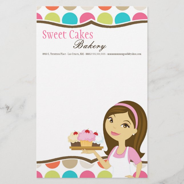 Papeterie - Boulangerie Brunette Baker Coupe Gâtea (Devant)