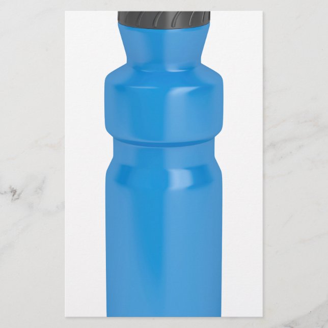 Papeterie Bouteille en plastique bleue (Devant)