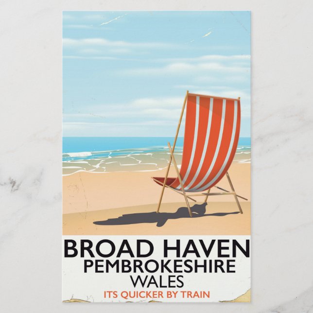 Papeterie Broad Haven, Pembrokeshire, Pays de Galles bord de (Devant)