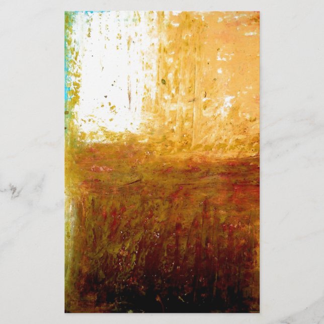 Papeterie Brown jaune Abstrait (Devant)