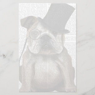 Papeterie Bulldog anglais, Formal Hound et Casquette