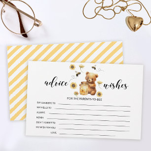 Papeterie Bumble miel abeille baby shower conseils