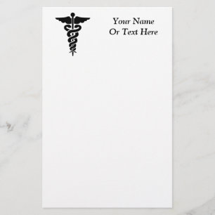Papeterie Caducée Médicale de symbole