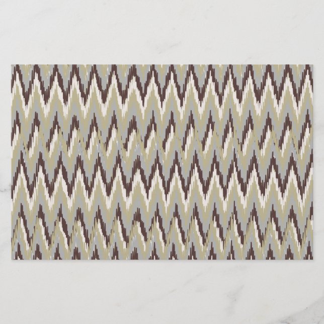 Papeterie Café et Sage iKat ZigZag Motif (Devant)