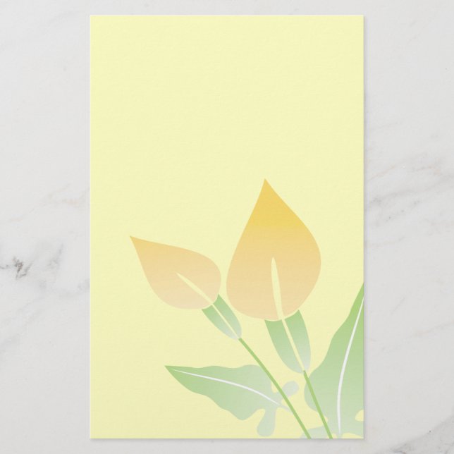 Papeterie Calla Lily papeterie-Floral (Devant)