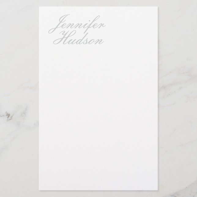 Papeterie Calligraphie moderne minimaliste professionnelle d (Devant)