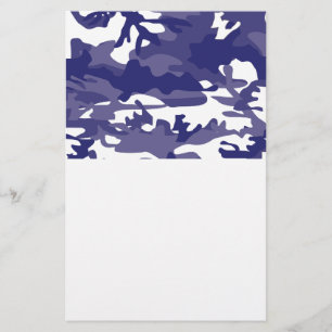 Papeterie Camouflage bleu
