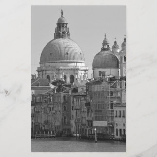 Papeterie Canal Grande Noir Blanc Venise Italie Voyage