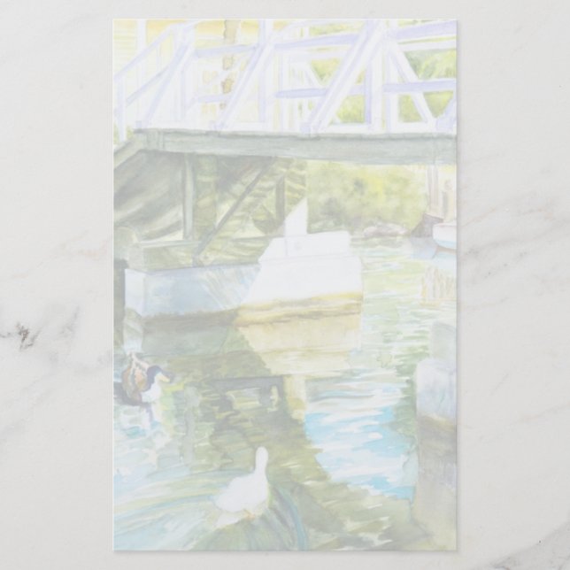 Papeterie Canards sous un pont (Devant)