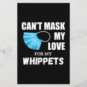 Papeterie Cant Masque Mon Amour Pour Whippet, Don Adulte Chi