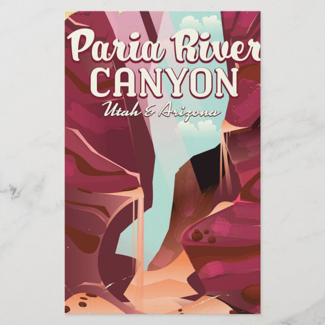 Papeterie Canyon de la rivière Paria, Utah et Arizona (Devant)