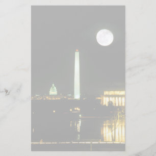 Papeterie Capitol Building, Lincoln Memorial, Washington