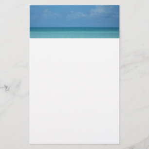 Papeterie Caraïbes Horizon Tropical Turquoise Bleu