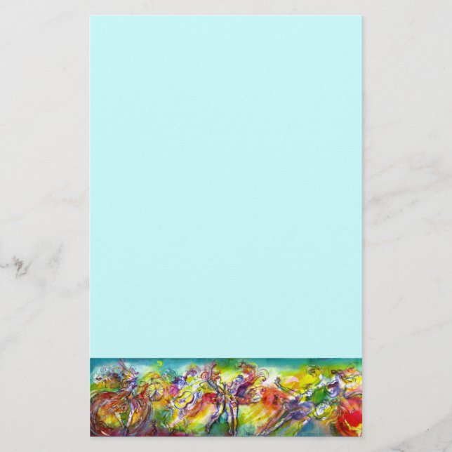 Papeterie CARNAVAL ITALIEN / Danse, Musique, Théâtre (Devant)