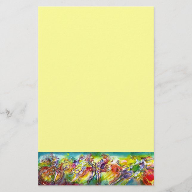 Papeterie CARNAVAL ITALIEN / Danse, Musique, Théâtre (Devant)