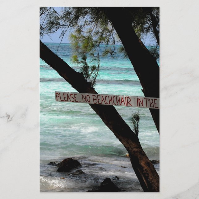 Papeterie Chaises de plage Rum Point Grand Cayman (Devant)