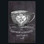 Papeterie Chalkboard Alice à Wonderland tea party teacup<br><div class="desc">French country Chalkboard teacup accessoires pour Alice dans les faveurs de thé de la fête du pays des merveilles ou de baby shower vintage, fête du déjeuner de la mariée faveurs. Fête de thé de douche nuptiale vintage faveurs et accessoires de cuisine en tableau noir. Shabby chic chalkboard cadeaux pour...</div>