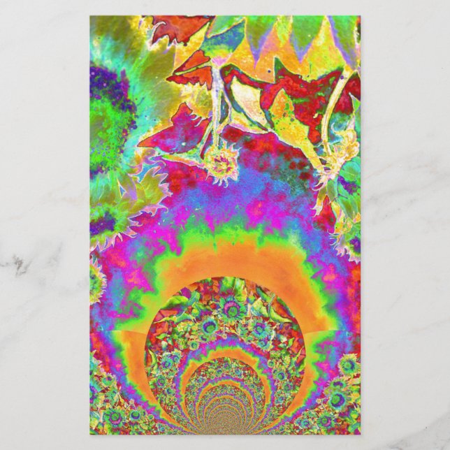 Papeterie Champs de tournesol pour toujours - orange (Devant)