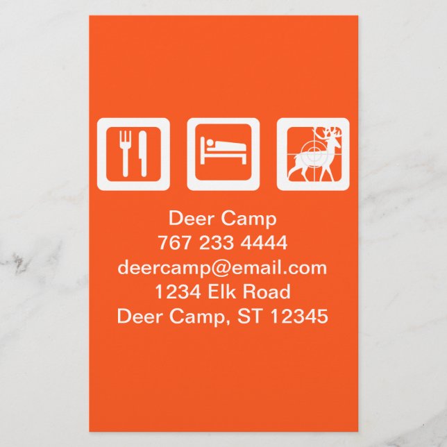 Papeterie Chasse au sommeil (Devant)