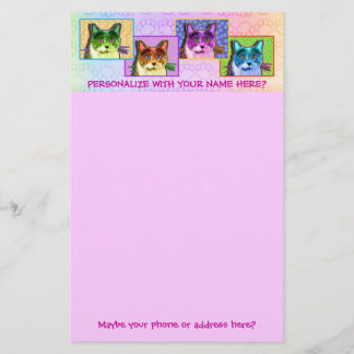 Papeterie - chat de Tom d'art de bruit