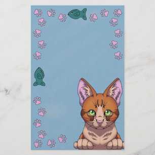 Papeterie chat mignonne