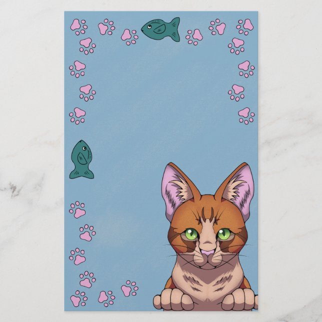 Papeterie chat mignonne (Devant)