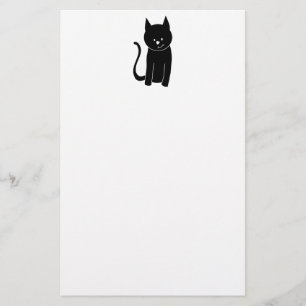 Papeterie Chat noir mignon