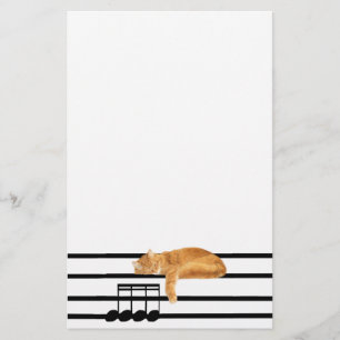 Papeterie Chat tigré musical de minou