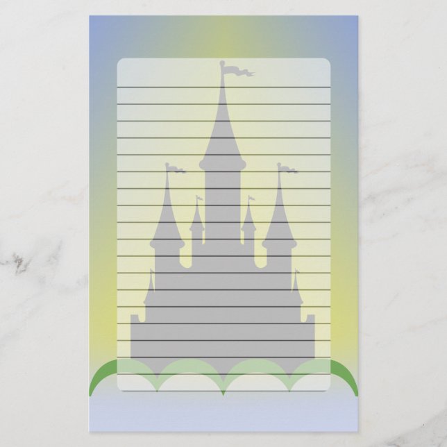 Papeterie Château rêveur de jour dans le ciel ensoleillé de (Devant)