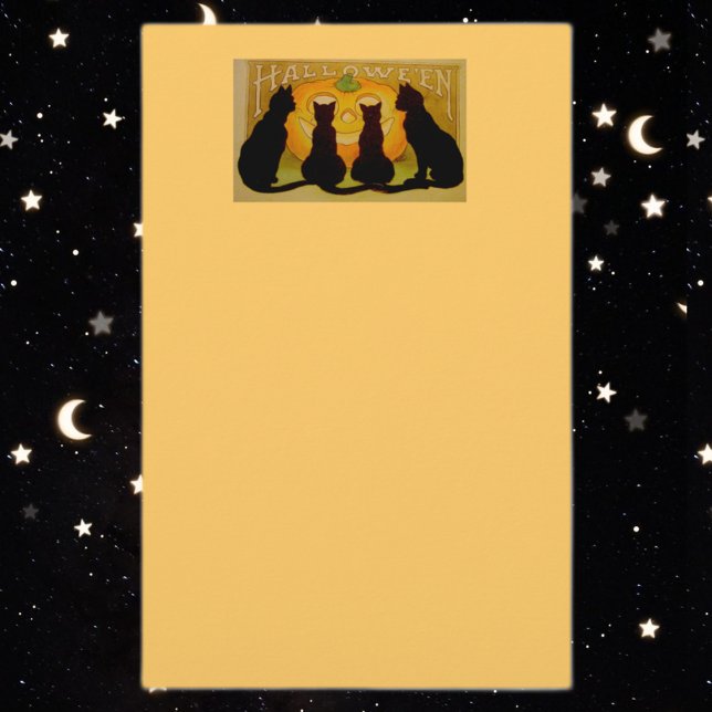 Papeterie Chats noirs d'Halloween stationnaires (Créateur téléchargé)