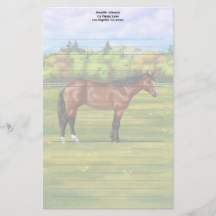 Papeterie Cheval Brown Bay Quarter