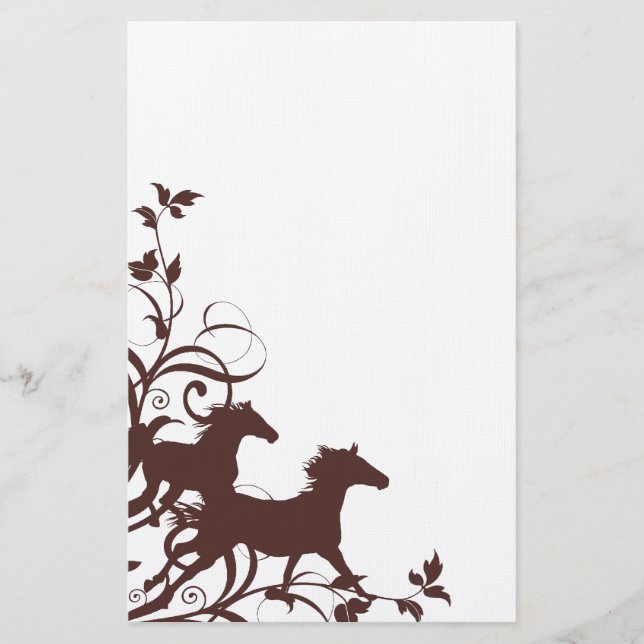 Papeterie Cheval sauvage Brown (Devant)