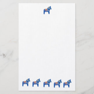 Papeterie Chevaux Blue Dala