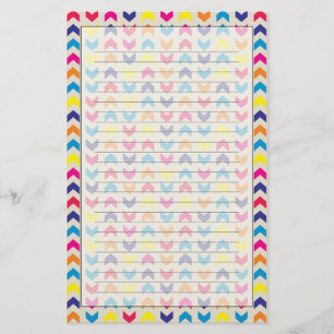 Papeterie Chevron aztèque coloré