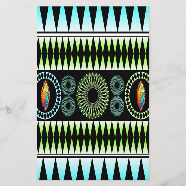 Papeterie Chevron Motif (Devant)