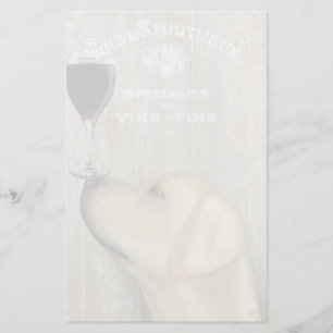 Papeterie Chien Au Vin Jaune Labrador