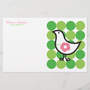 Papeterie Chien de bébé de la série Retro Daisy Chien Dotes 