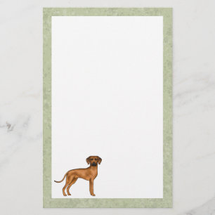 Papeterie Chien de Rhodesie Ridgeback Race de chien Lion d'A