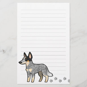 Papeterie Chien/Kelpie australiens de bétail de bande