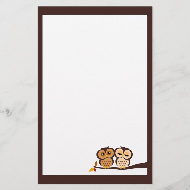 Papeterie Chouettes (Devant)