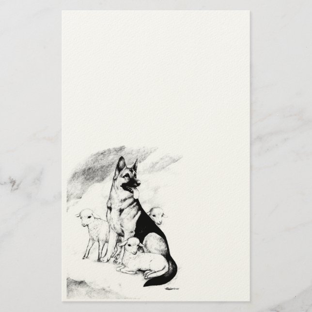 Papeterie Ciel de chien, le troupeau du maître (Devant)