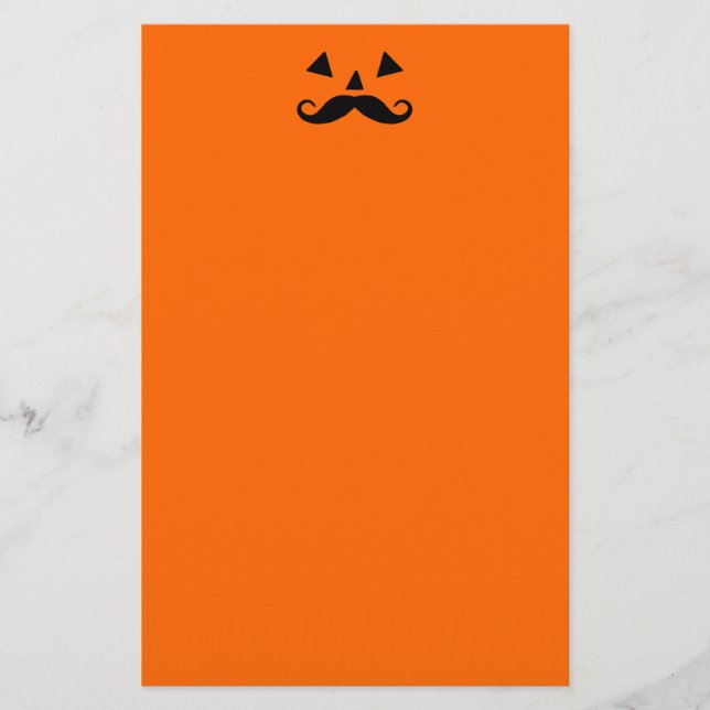 Papeterie Citrouille Moustache (Devant)