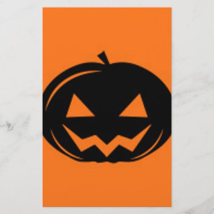 Papeterie Citrouille noir