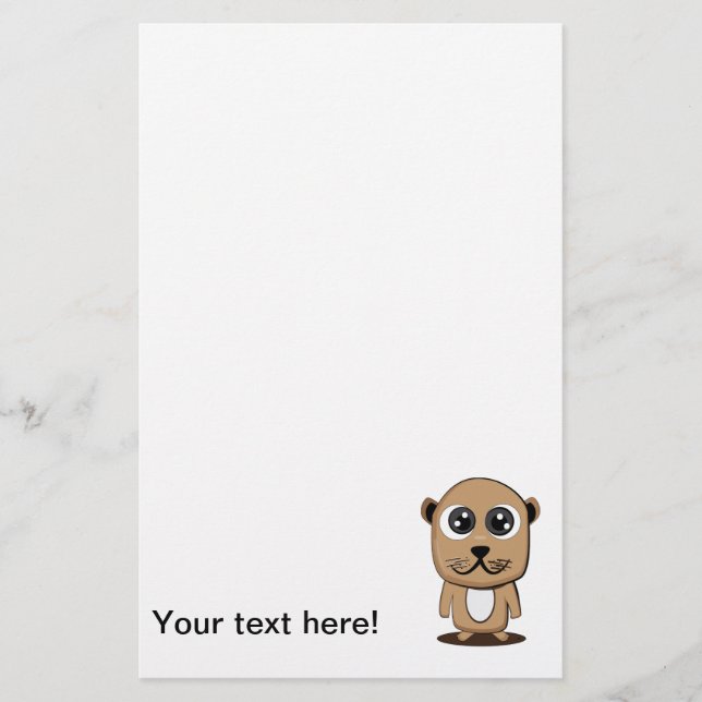 Papeterie Clipart mignon de caractère (Devant)