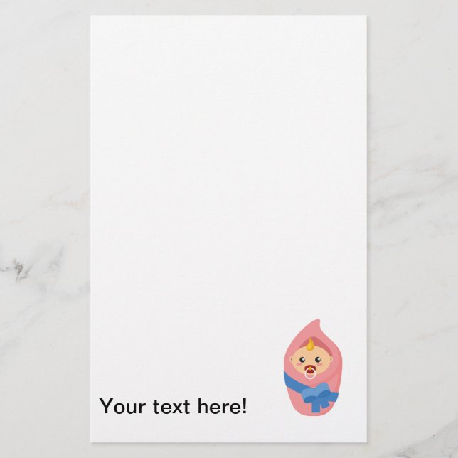 Papeterie Clipart nouveau-né de bébé (Devant)