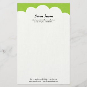 Papeterie Cloud Top - Martian Green